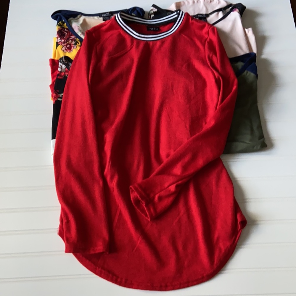 Rue 21 Long Sleeve Shirt Bundle Lot of 7 - Picture 4 of 8